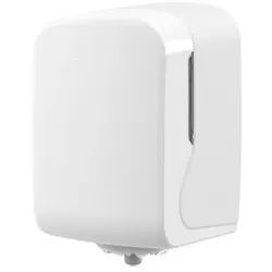 Semy Top Handtuchrollenspender, Centerpull, Maxi, edle Optik, Eleganter Handtuchrollenspender für moderne Hygiene und zuverlässige Nutzung, Farbe: weiß matt