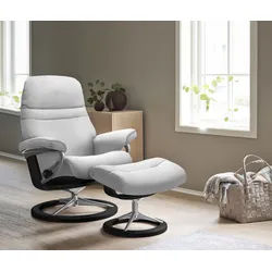 Stressless® Fußhocker »Sunrise«, mit Signature Base, Gestell Schwarz Stressless® light grey Q2 FARON