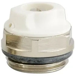 Entlüftungsventil 1/2'' - drehbar - Messing vernickelt - mit O-Ring selbstdichtend