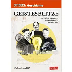 Harenberg Kalender Verlag Wandkalender SPIEGEL GESCHICHTE Geistesblitze Wochen-Kulturkalender 2027 - Die...