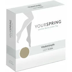 Spring® Yourspring Light Vital-Kniestrumpf Gr. 36/37 olive
