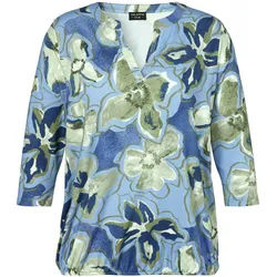 Rundhals-Shirt 3/4 Arm Via Appia Due blau