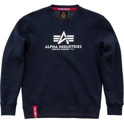 Alpha Industries Basic Sweatshirt, blau, Größe 2XL