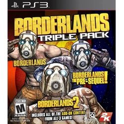 2K Games, Take-Two Interactive Borderlands Triple Pack, PS3 Standard+DLC Englisch PlayStation 3