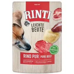 Rinti Leichte Beute Rind Pur | 10x 400g Hundefutter nass