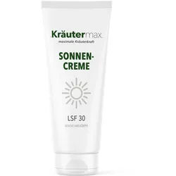 Kräutermax Sonnencreme LSF 30 für Gesicht und Körper mit Kokosöl Sonnenschutzcreme 70 ml