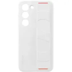 Samsung Silicone Grip Case EF-GS911 für Galaxy S23 Weiß