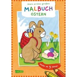 Ausmalbilder Für Kita-Kinder: Mein Erstes Großes Malbuch: Ostern Kartoniert (TB)