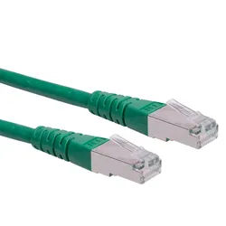 ROLINE Patchkabel Cat.6 (Class E) S/FTP (PiMF), grün, 0,3 m