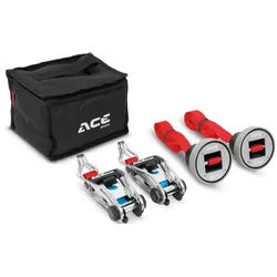 ACEBIKES Capstrap BMW Befestigungssystem, schwarz-rot