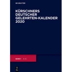 Kürschners Deutscher Gelehrten-Kalender 2020