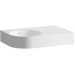 Laufen FORM Waschtisch H510FM43991041 800x500x158 mm, Ablage rechts, Armaturenbank, 1Hahnloch, Überlauf, weiß