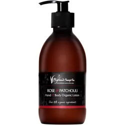 Highland Soap Organic Hand & Bodylotion 300ml Rose & Patchouli - 0.3 l