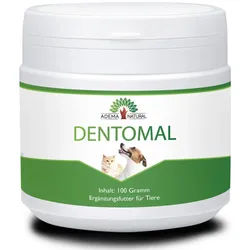 Adema Natural® Dentomal Pulver für Hunde & Katzen | natürliche Zahnpflege 100 g