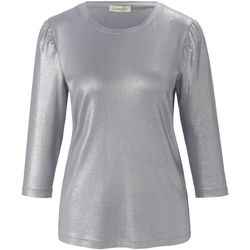 Rundhals-Shirt 3/4-Arm Uta Raasch grau