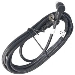TV Anschlußkabel, koaxial Anschluss Kabel Winkel schwarz 2,5 Meter