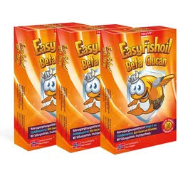 EasyFishoil Beta Glucan - Omega 3 Immun mit Kaudragees 3x30 St