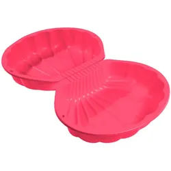 BIG Sand- UND Wassermuschel , Rosa , Kunststoff , 88x22x73 cm , Freizeit & Co, Gartenspielzeug, Sandkästen