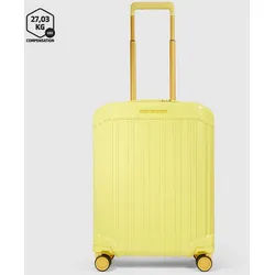 Piquadro PQ Light 4-Rollen Trolley Koffer in Handgepäckgröße Gelb