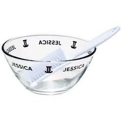 Jessica Cosmetics Maniküreschale aus Kristallglas 1 St
