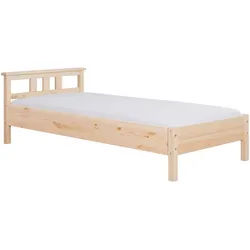 Mid.you Bett , Kieferfarben , Holz , Kiefer , massiv , 90x200 cm , nur für Rollroste geeignet , Schlafzimmer, Komplette Schlafzimmer und Serien, Schlafzimmerserien