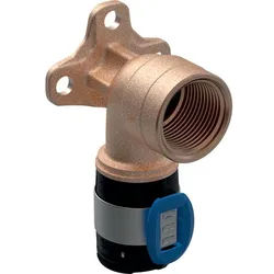 Geberit FlowFit Anschlusswinkel 90 Grad bleifreier Rotguss 20mm-1/2" L 36mm