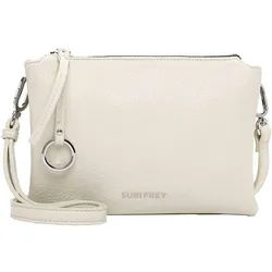 Umhängetasche SURI FREY "Umhängetasche SFY Debby", Mädchen, Gr. B/H/T: 24cm x 17cm x 4cm 0, beige (ecru 320), Polyurethan, Taschen Umhängetasche