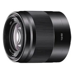SONY SEL50F18 - 50 mm f/1.8 OSS, Circulare Blende (Objektiv für Sony E-Mount, Schwarz)