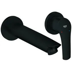GROHE 2-Loch Waschtisch Unterputzarmatur Eurosmart 29338_3 FMS f 23571 A: 209mm matt black, 29338243 293382433