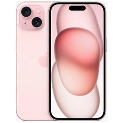 Apple iPhone 15 - 5G Smartphone - Dual-SIM / Interner Speicher 512 GB - OLED-Display - 6.1" - 2556 x 1179 Pixel - 2 x Rückkamera 48 MP - 12 MP - front camera 12 MP - pink - Neu