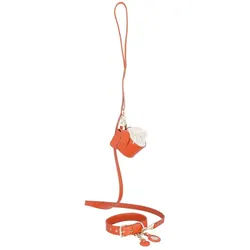 Belly ́s Hunde-Halsband Hundehalsband Lederhalsband mit Goldener Metallschnalle blau S