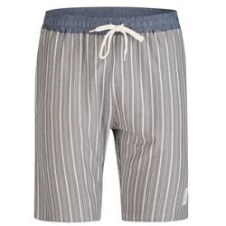Phil & Co. Pyjamahose Herren Pyjamashorts (1-tlg) Baumwolle grau XXL