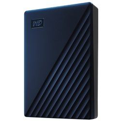 WD My Passport for Mac WDBA2F0040BBL - Festplatte - verschlüsselt - 4 TB - extern (tragbar) - USB 3.2 Gen 1