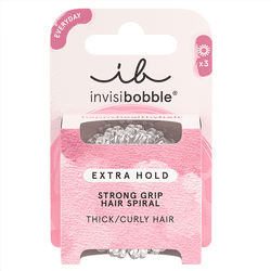 Invisibobble Extra Hold Crystal Clear 3 Stück