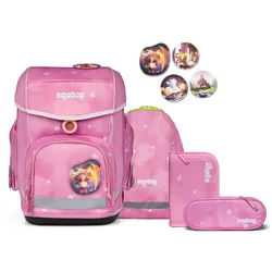 ergobag cubo 5-teiliges Schulrucksack-Set 2025 WolkenzauBär