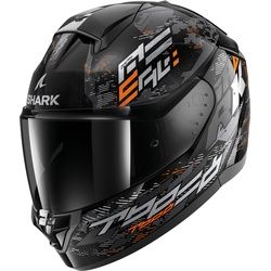 Shark Ridill 2 Molokai Helm, schwarz-orange, Größe M