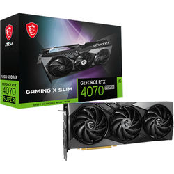 GeForce RTX 4070 SUPER GAMING X SLIM - 12GB GDDR6X RAM - Grafikkarte