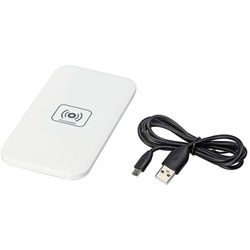 Induktive Qi - Tisch Ladestation weiss