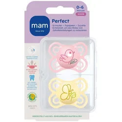 MAM Perfect Schnuller Silikon flieder 0-6