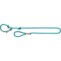TRIXIE BE NORDIC Retrieverleine, L–XL: 1,70 m / Ø 13 mm, petrol / hellgrau