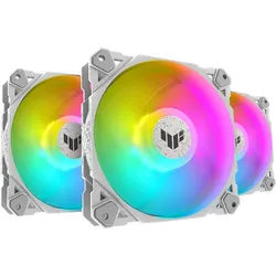 TUF GAMING TF120 White ARGB 3IN1 - Gehäuselüfter - 120mm - Weiß mit RGB-Beleuchtung - 29 dBA