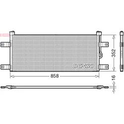 Kondensator, Klimaanlage DENSO DCN99069