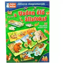 Durch Spiel lernen wir wilde Tiere kennen - ein pädagogisches Spiel auf Ungarisch