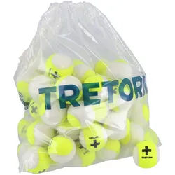 Tretorn Tennisbälle Plus Training (drucklos) gelb/weiss 72er im Polybag