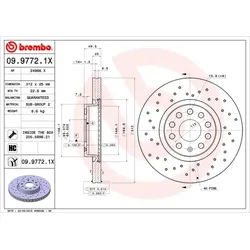 BREMBO BREMSSCHEIBEN Ø253MM + BREMSBELÄGE VORNE FÜR VW GOLF CADDY AUDI A3 PLUSSKODA VW SEAT PEUGEOT VW (FAW) VW (SVW) RELY AUDI LANCIA AUDI (FAW) DS