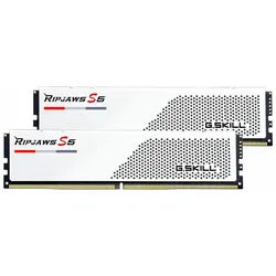 G.Skill Ripjaws S5 weiß DIMM Kit 32GB, DDR5-5600, CL36-36-36-89, on-die ECC