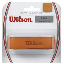Wilson Griffband Basisband Leather Grip 1.6mm (glatt/direktes Griffgefühl) braun braun