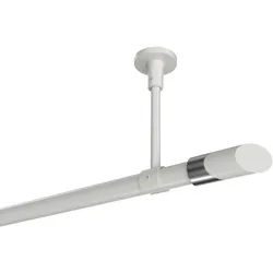GARDINENSTANGE Sonette Verano 360 cm (geteilt in 2 x 180 cm), 1-läufig, 20 mm Ø Weiß