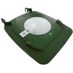 Biologic Clip-Filterdeckel für Mülltonne, Bio-Deckel gegen Maden und Gestank aus der Bio- bzw. Speiserestetonne, für 240 Liter Tonne