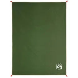 vidaXL Wassertank Picknickdecke mit Heringen Grün 205x155 cm grün